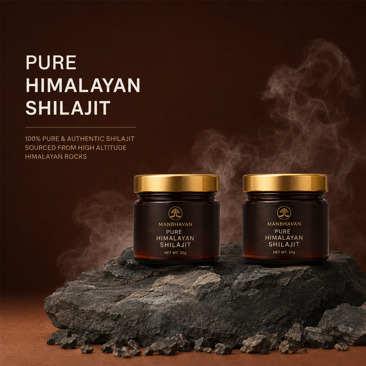 ManBhavan Pure Himalayan Shilajit Resin 40g Premium